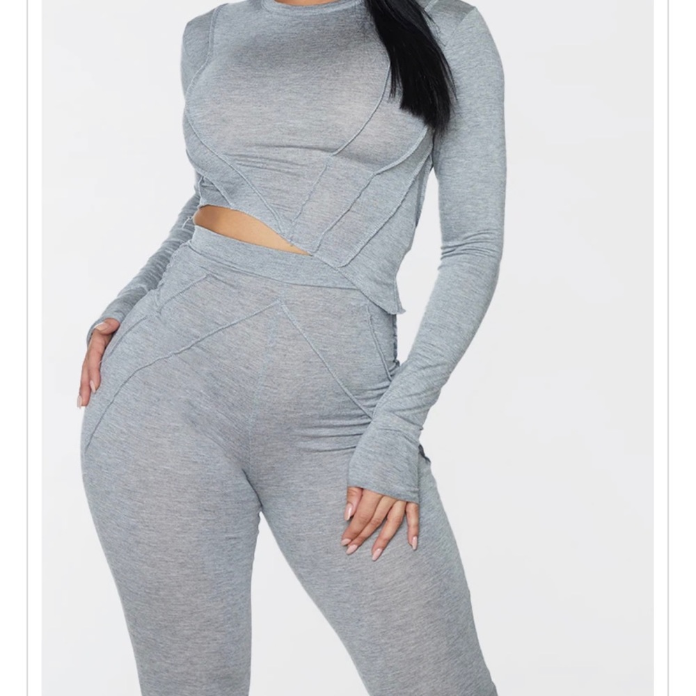 2 Piece Crop Top & Legging Set
